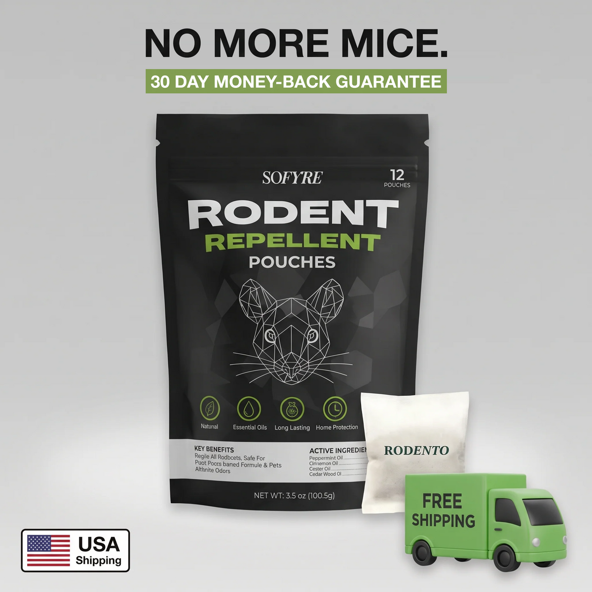 Rodento Repellent Pouches